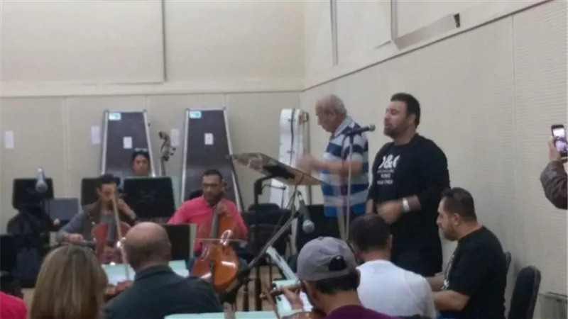 عاصي الحلاني واميمة طالب يوجها رسالة حب لجمهورهم من اذاعة البرنامج العام