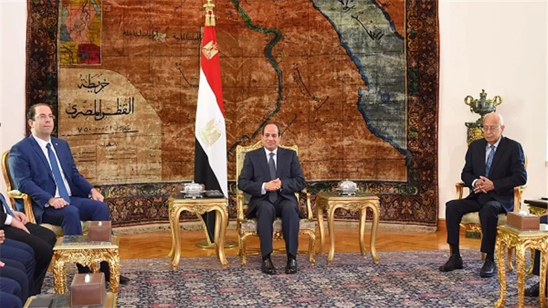 اليوم.. السيسي يستقبل رئيس الحكومة التونسية