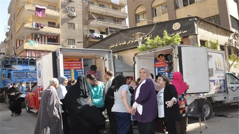 الجيزة تواجه الغلاء بمنافذ بيع اليوم الواحد