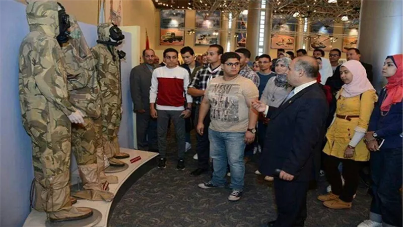 إنطلاق الفوج الثامن من شباب الجامعات المصرية لزيارة مصانع الإنتاج الحربي