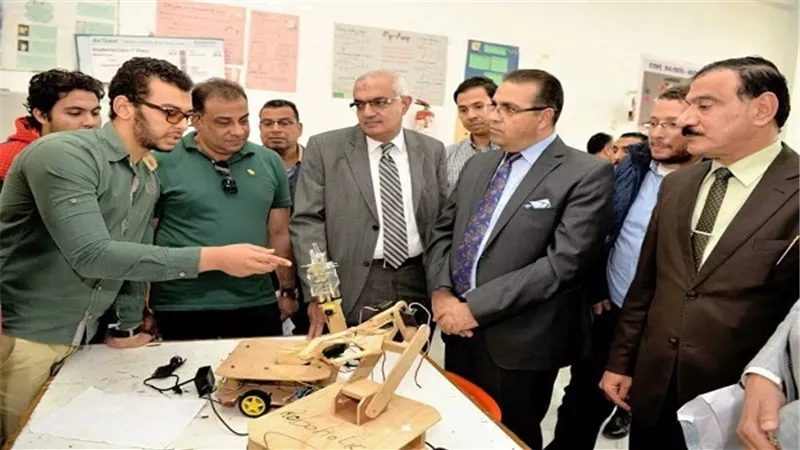 بالصور.. رئيس جامعة المنصورة يتفقد تطوير وتحديث معامل التدريب العملى بكلية الهندسة 