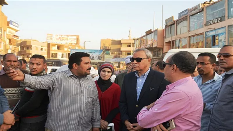 محافظ قنا يتفقد عدد من المشروعات الخدمية بمركز قوص
