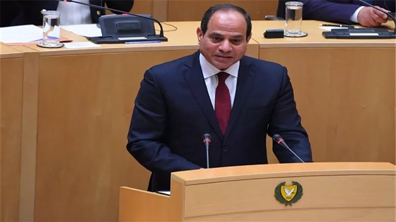 السيسي يزور البرلمان القبرصي ويلقي كلمة أمام أعضاء المجلس
