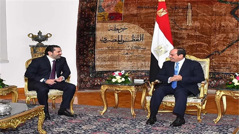 السيسي يستقبل رئيس الوزراء اللبناني سعد الحريري بقصر الاتحادية