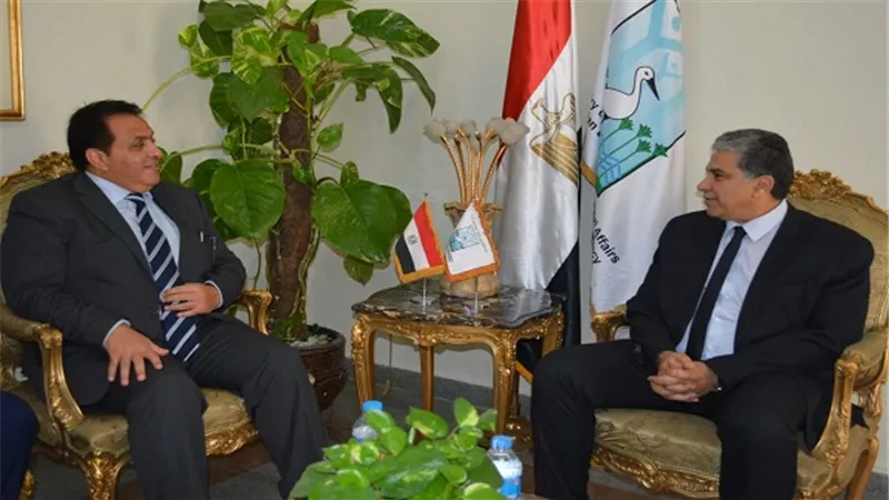 فهمي يلتقي بوفد وزارة البيئة الأردنية لبحث أوجه التعاون بين البلدين
