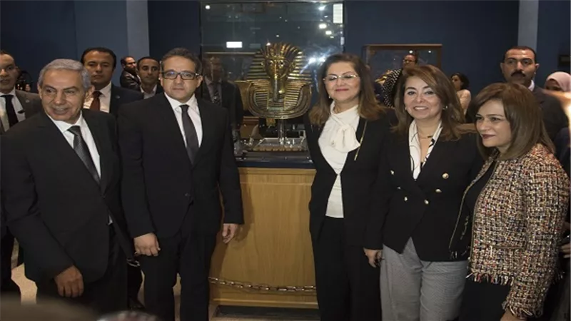 غادة والي: افتتاح المتحف المصري رسالة للعالم بأن مصر آمنة وقوية وغنية بحضارتها وآثارها