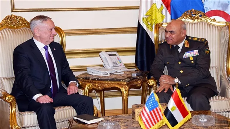 وزير الدفاع يستقبل جيمس ماتيس وزير الدفاع الامريكى