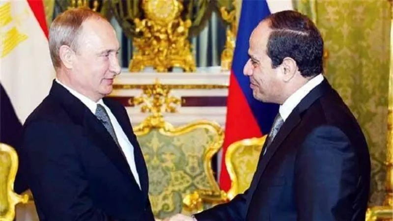 السيسي يتلقى اتصالاً هاتفياً من الرئيس الروسى