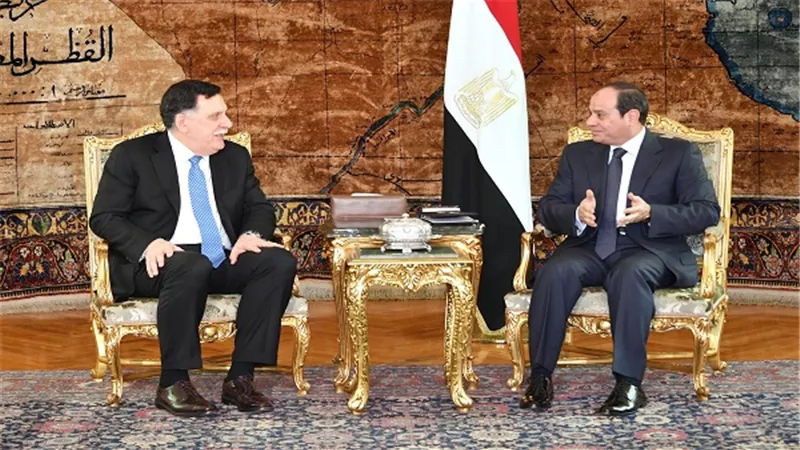السيسي يستقبل رئيس المجلس الرئاسى الليبى
