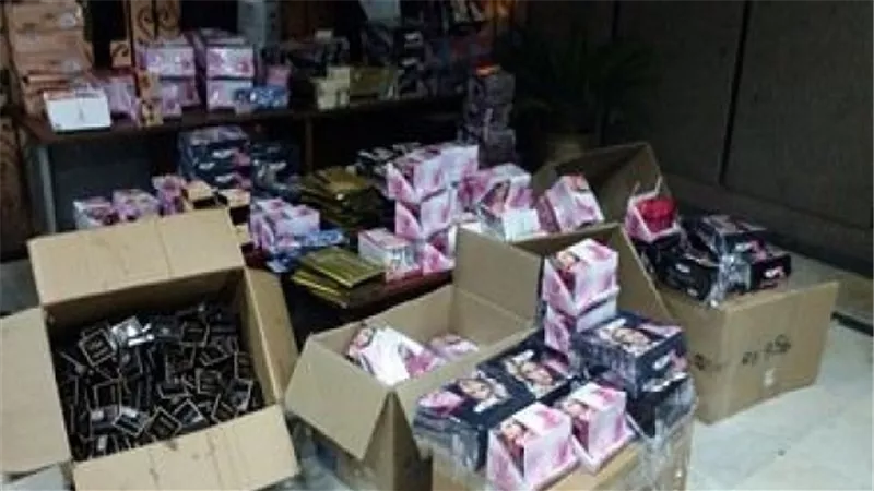 ضبط مستحضرات تجميل مجهولة المصدر بدار السلام