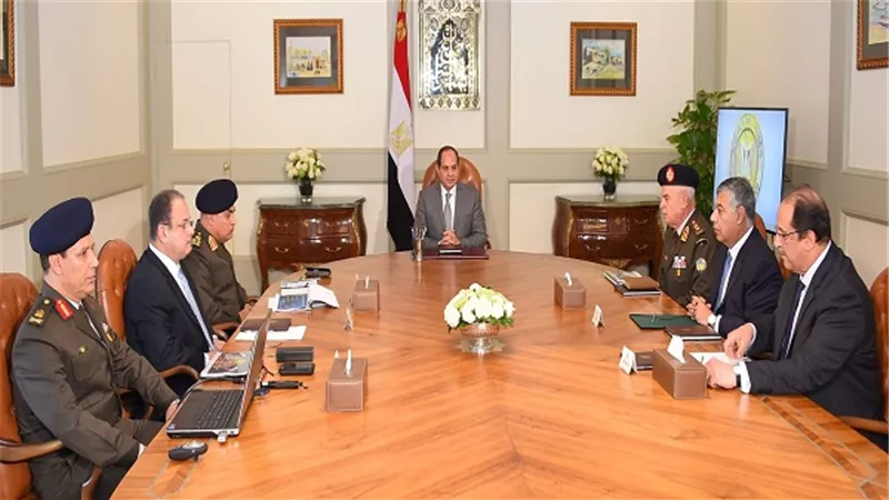 السيسي يتلقي تقريراً حول الحالة الأمنية فى شمال سيناء