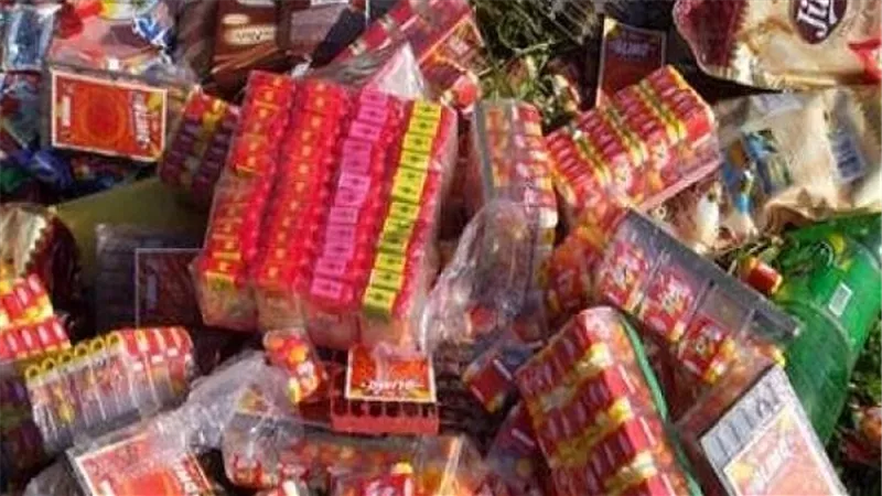 ضبط 12 ألأف قطعة حلوى 