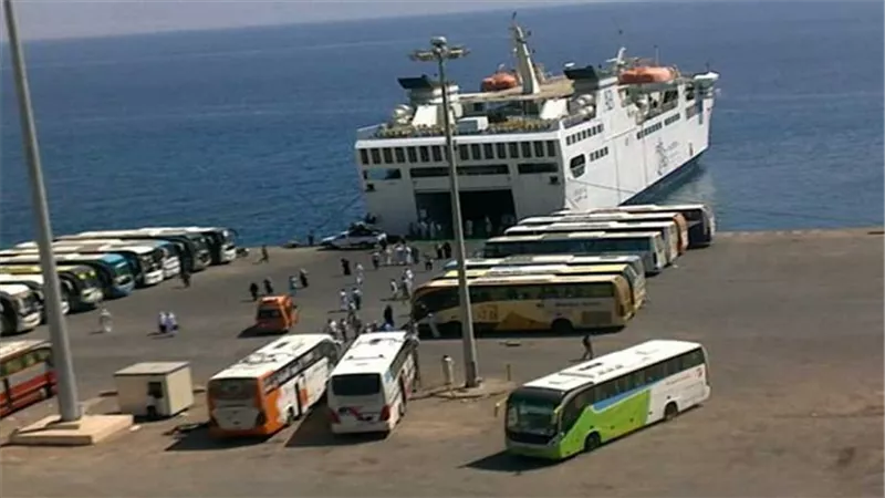 اعادة فتح ميناء نويبع البحرى بعد تحسن الاحوال الجوية