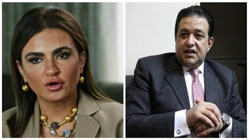 مشادة حادة بين علاء عابد وسحر نصر وزيرة الأستثمار 