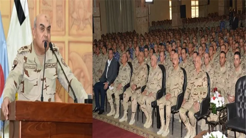 وزير الدفاع  يلتقي أعضاء هيئة التدريس والطلبة المستجدين للكليات والمعاهد العسكرية بالكلية الحربية