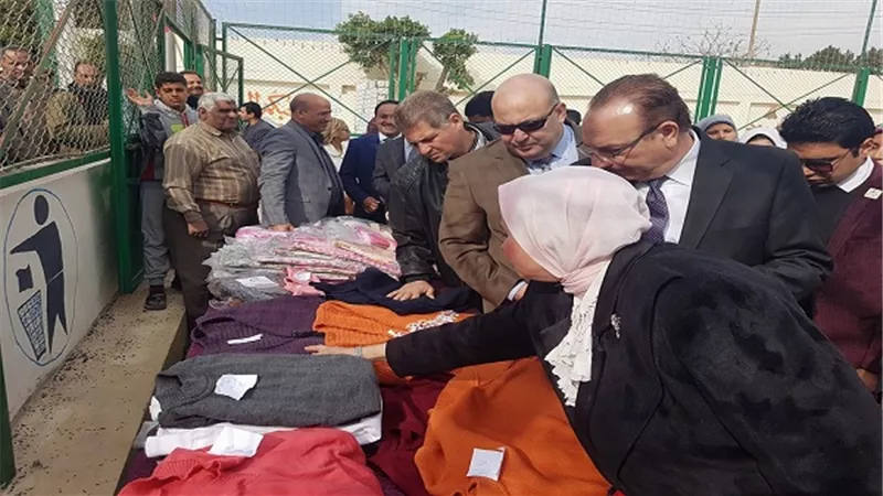 من أجل مصر تنظم قافلة طبية مجانية ومعرض ملابس لأهالى بنى سويف
