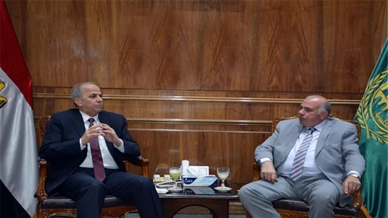 محافظ القليوبية يستقبل مدير الأمن الجديد لتهنئته بالمنصب الجديد
