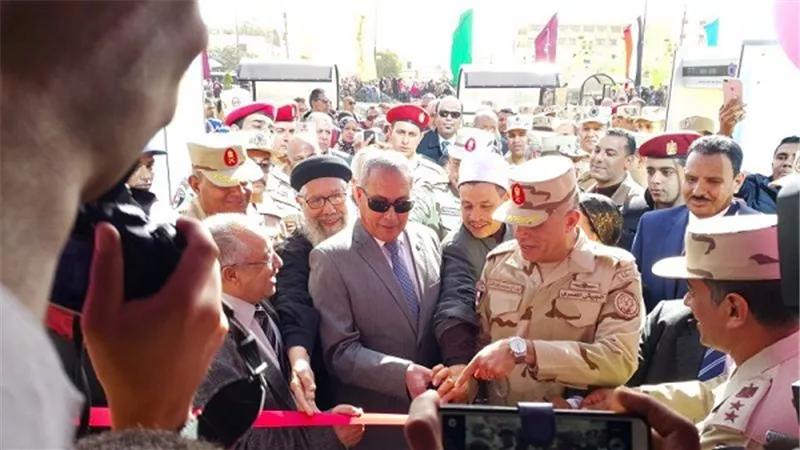 قائد الجيش الثالث ومحافظ السويس يفتتحان مشروع 
