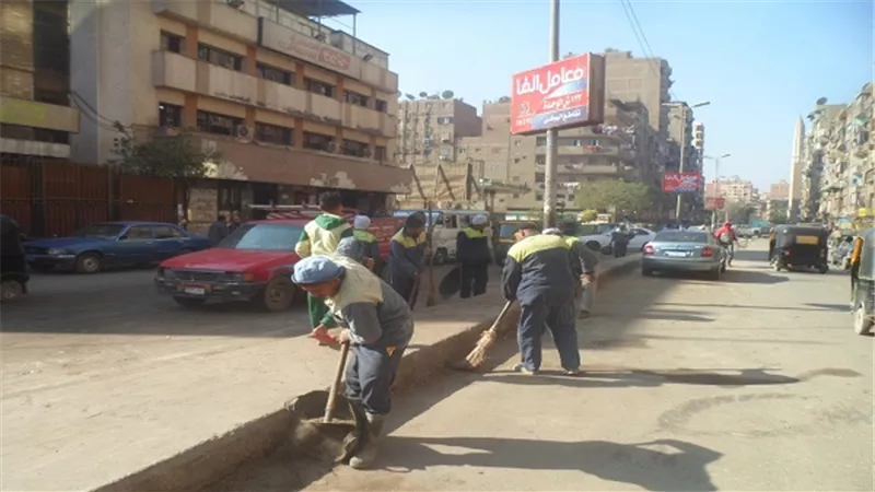 حملات نظافة بشوارع حى الوراق وشمال الجيزة