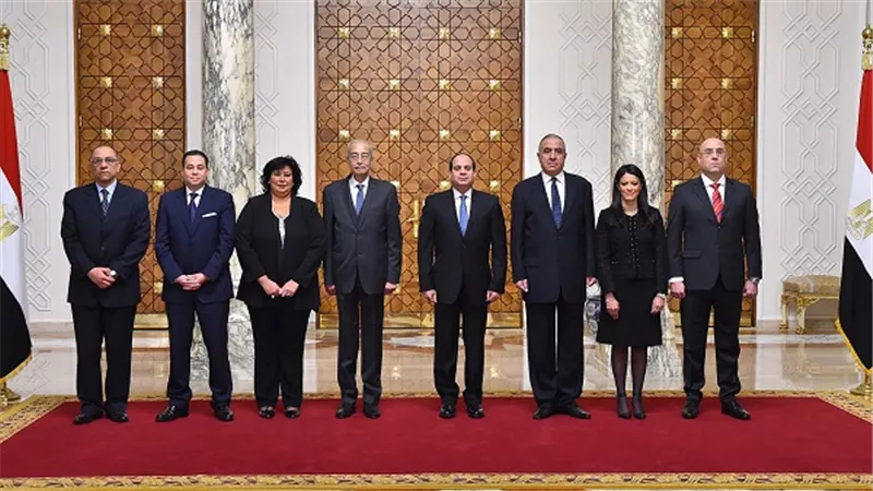 السيسي يشهد أداء الوزراء ونواب الوزراء الجدد لليمين الدستورية