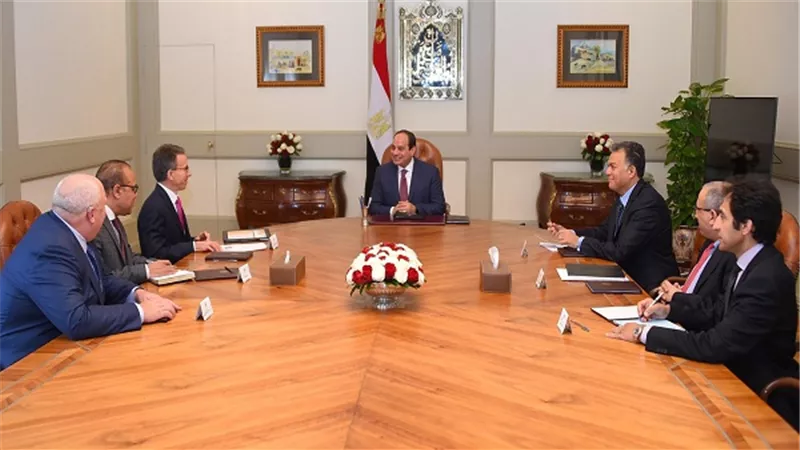 السيسي يستقبل المدير التنفيذي لشركة 
