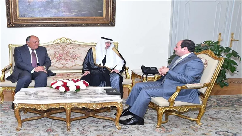 السيسي يستقبل أمين عام منظمة التعاون الإسلامى