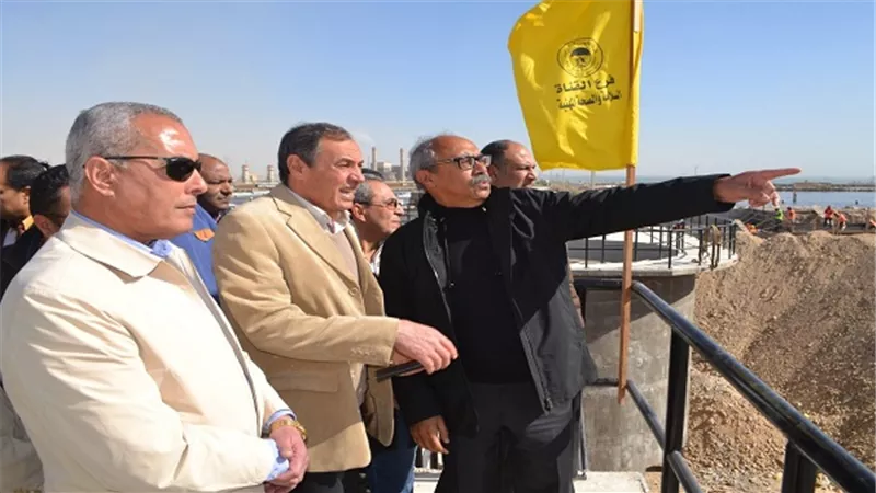 محافظ السويس خلال تفقدة محطة معالجة مياة الصرف: ان عام 2018 سيشهد ثورة فى مشروعات الصرف