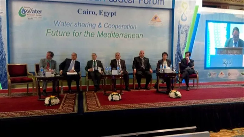 وزير الرى يفتتح فعاليات الملتقى الثالث للمياه لحوض البحر المتوسط