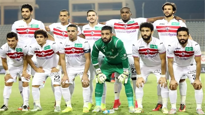 الزمالك يرتدى الزى الجديد امام المصرى 
