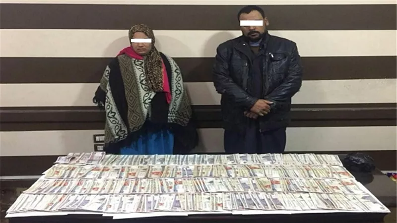 ضبط مرتكبى واقعة مقتل سيدة والإستيلاء على مبلغ مالى