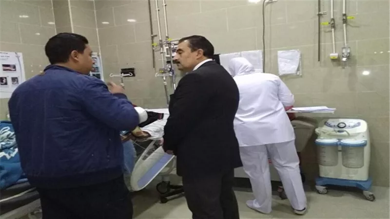 رفع حاله الطوارئ بمستشفى السويس العام ومتابعة مستمرة للاطقم الطبية