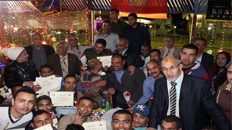 بالصور.. بيت العائلة بالسويس يشارك فى تكريم ابطال سرية النقل بالجيش الثالث