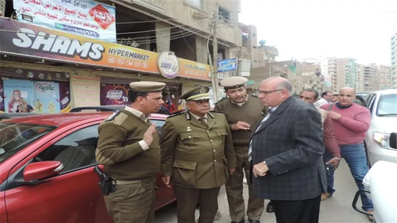 بالصور.. مدير أمن القليوبية يقود حملة أمنية علي مدينة بنها