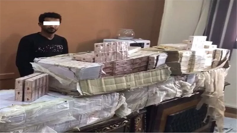 ضبط أحد الأشخاص وبحوزته 250 ألف قرص مخدر لعقار الترامادول 