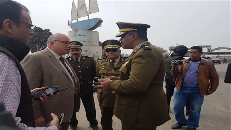 بالصور.. مدير أمن القليوبية يقود حملة أمنية بالقناطر