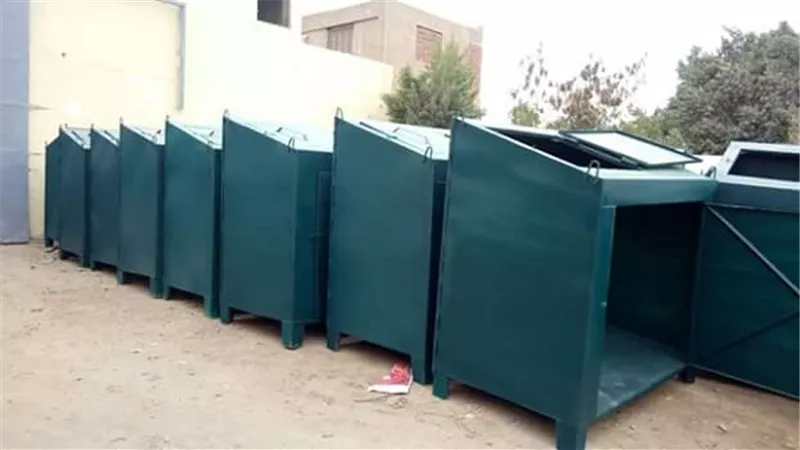محافظة القليوبية تتسلم ١٠٠ صندوق للقمامة