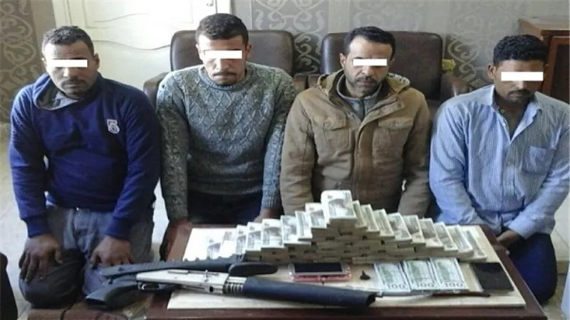 ضبط مرتكبى واقعة السطو على مزرعة كائنة بدائرة مركز شرطة وادى النطرون
