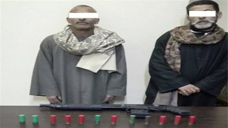ضبط 3 قطع سلاح نارى وتنفيذ 50 حكم قضائى بأسيوط