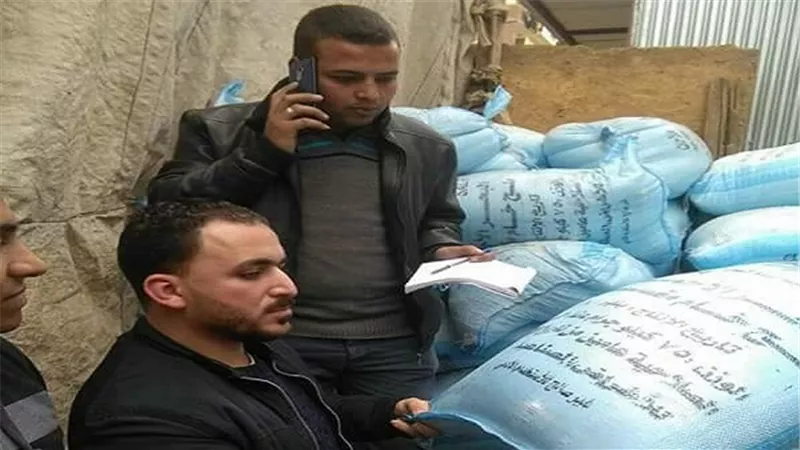 ضبط 30 طن ملح طعام فاسد داخل مصنع بالقناطر الخيرية