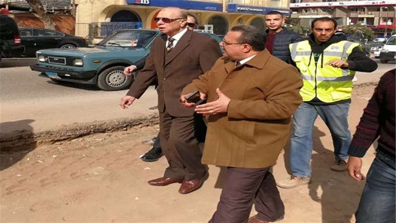 محافظ القاهرة يتفقد أعمال تطوير محور عباس العقاد