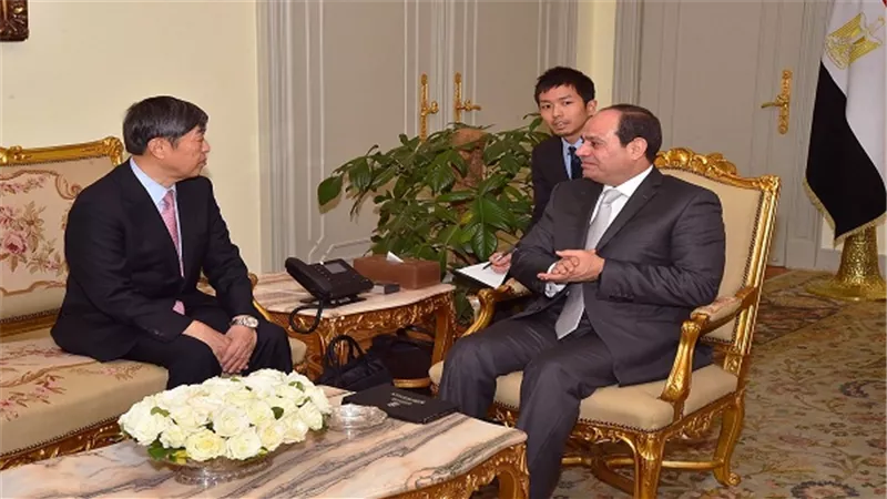 السيسي يستقبل رئيس الوكالة اليابانية للتعاون الدولي