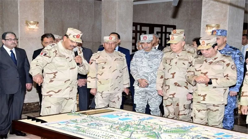 اليوم.. السيسي يفتتح قيادة قوات شرق القناة لمكافحة الإرهاب 