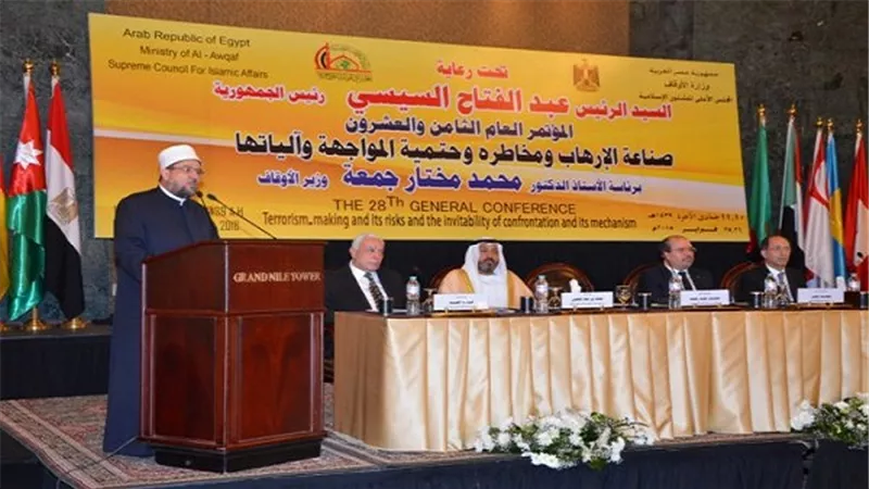 وزير الأوقاف يؤكد : كل التنظيمات الدينية التابعة للجماعات والجمعيات  خطر على الدين والدولة