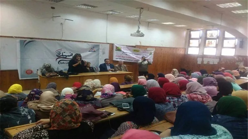 بالصور.. القومي للمرأة بالقليوبية ينظم مؤتمرا لتوعية الطلاب بالمشاركة في الإنتخابات