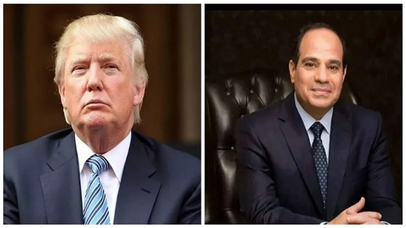 السيسي يتلقي اتصالاً هاتفياً من الرئيس الأمريكي 