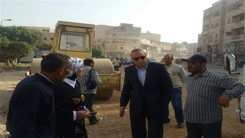 محافظ قنا يتفقد أعمال الرصف والنظافة والتجميل بمحيط كوبرى قوص العلوى