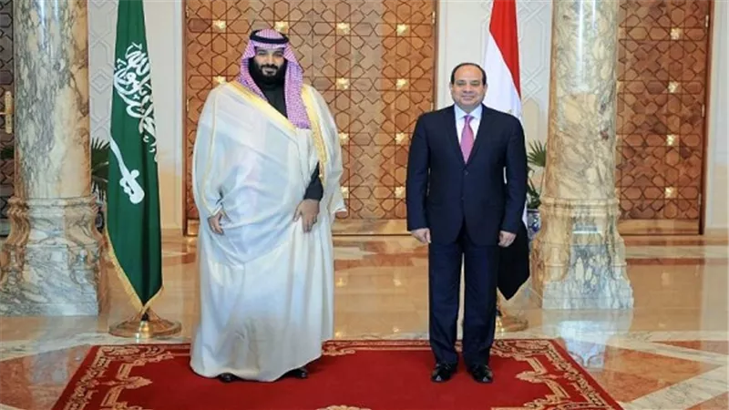  السيسي وولى العهد السعودى في زيارة للجامع الأزهر الشريف