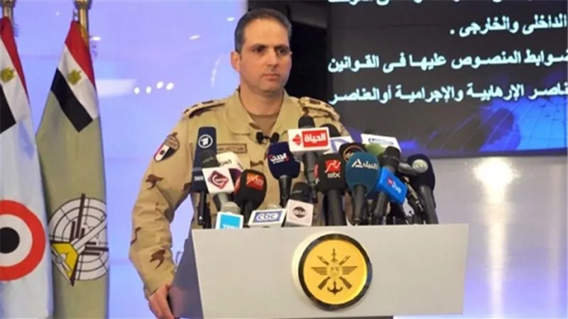 المتحدث العسكري: القوات المسلحة والشرطة مستمرون في تنفيذ المهام لتطهير سيناء