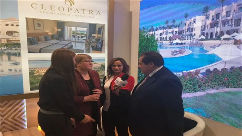 وزيرة السياحة الألمانية في ضيافة أبو العنين ببورصة برلين
