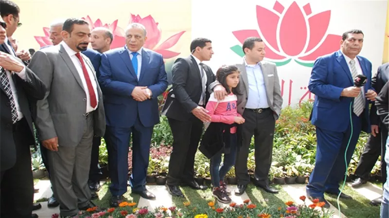 وزراء الزراعة والتنمية المحلية والتموين ومحافظ الجيزة يفتتحون معرض زهور الربيع فى دورته الـ 85